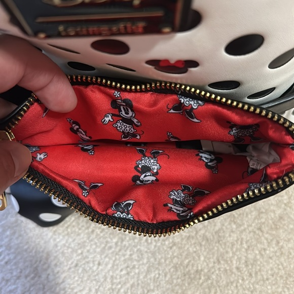 Disney Loungefly Minnie Mouse Backpack - Picture 5 of 7